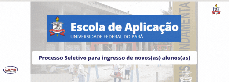 EAUFPA - Ingresso de novos alunos para o ano letivo de 2026