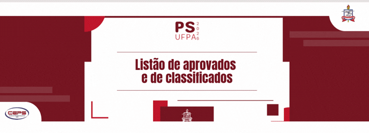 Listão de aprovados e de classificados